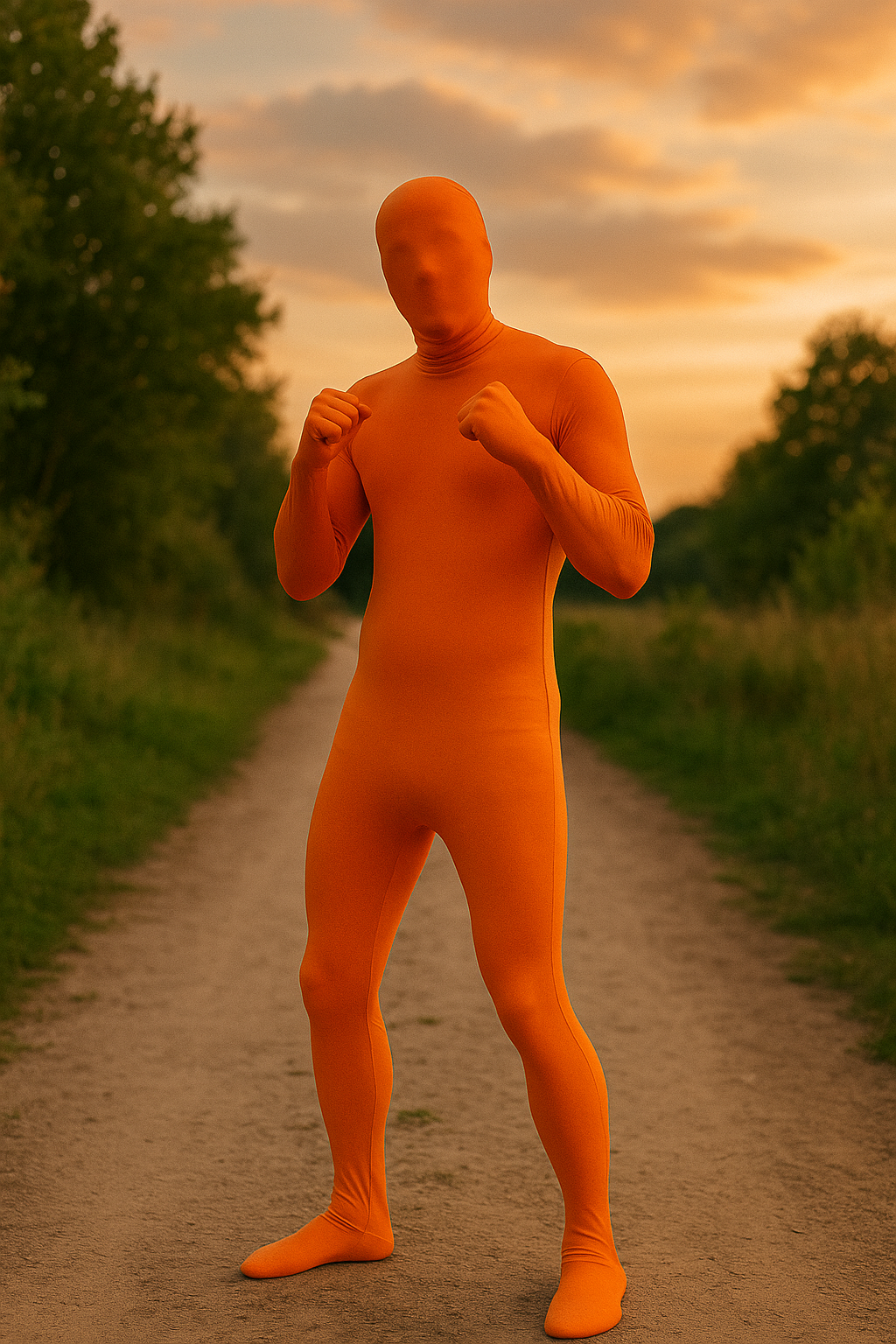 Bodysuit - Oranje - Heren & Dames (Unisex)