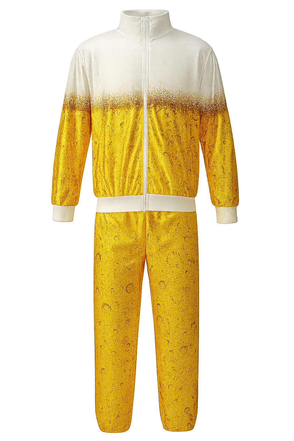 Bier Trainingspak – Goud/Wit - Unisex