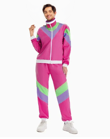Jaren ‘90 Trainingspak – Roze - Unisex