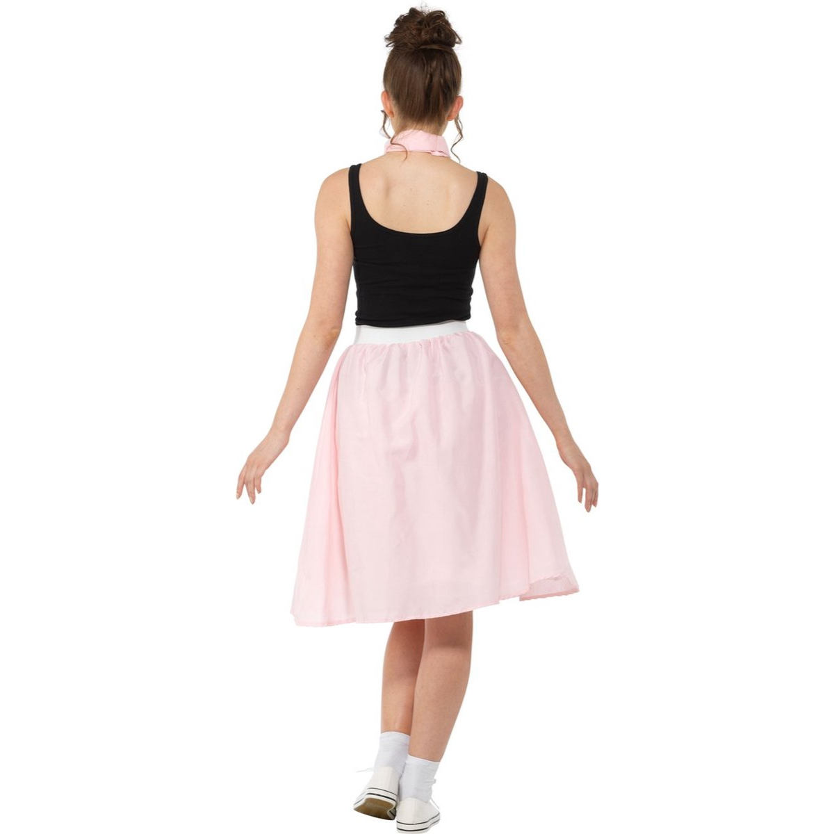 50’s Rok & Sjaaltje Dames Lichtroze – Jaren 50 Carnaval Set
