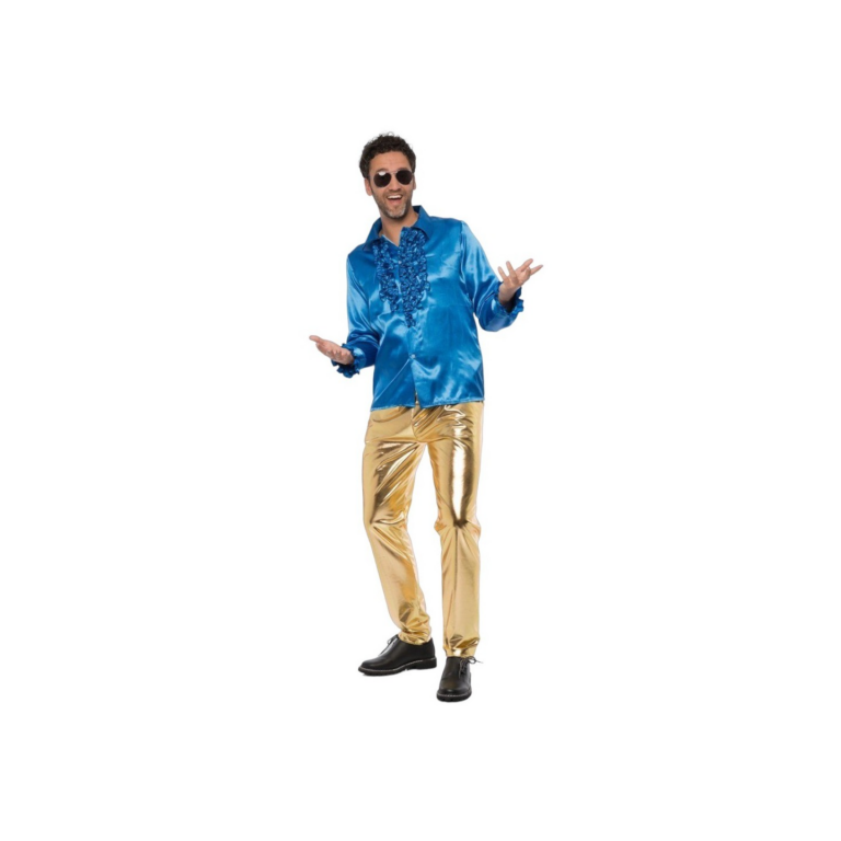 Disco Broek Goud – Glanzende Jaren 70/80 Party Pants 
